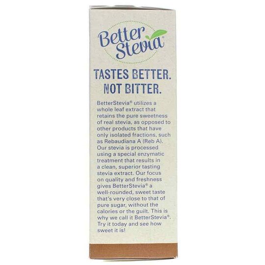 Better Stevia Sweetener Packets, NOW